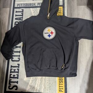 Pittsburgh Steelers NFL Team Apparel Black and Gold Hoodie